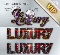 AI样式：Luxury Styles for Illustrator